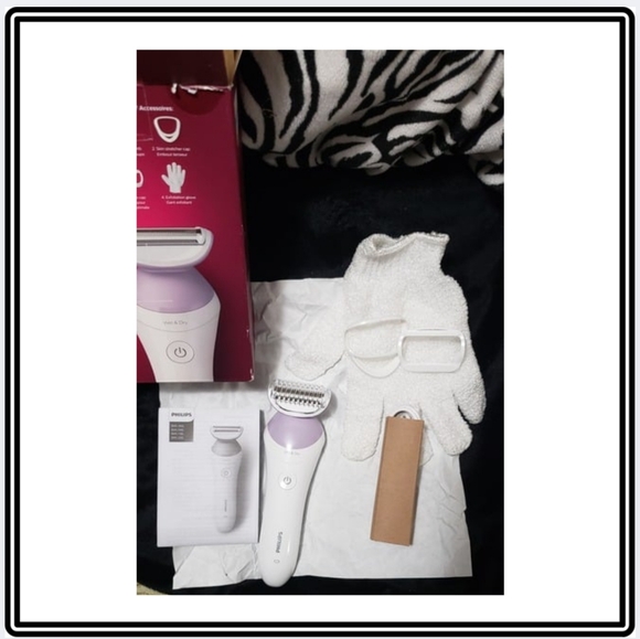 š„NIB / PHILIPS 6000 / LADIES WET & DRY SHAVER / 4 ACCESSORIES - Picture 10 of 10